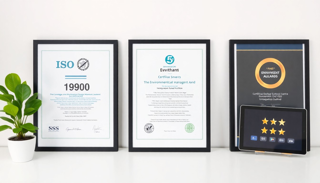 TemizBursa kalite sertifikaları